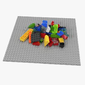 3D Random Lego Bricks
